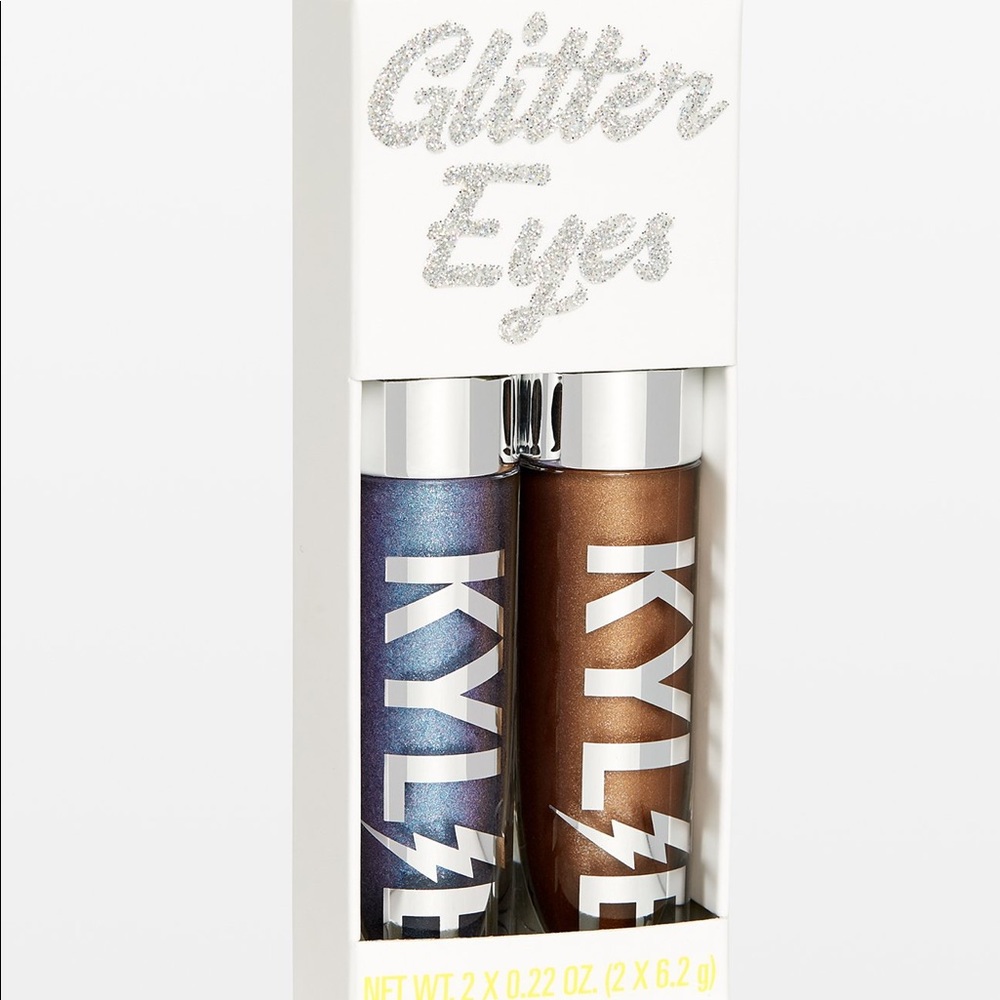 KYLIE COSMETICS VIOLET MOON + DESTINY GLITTER EYES